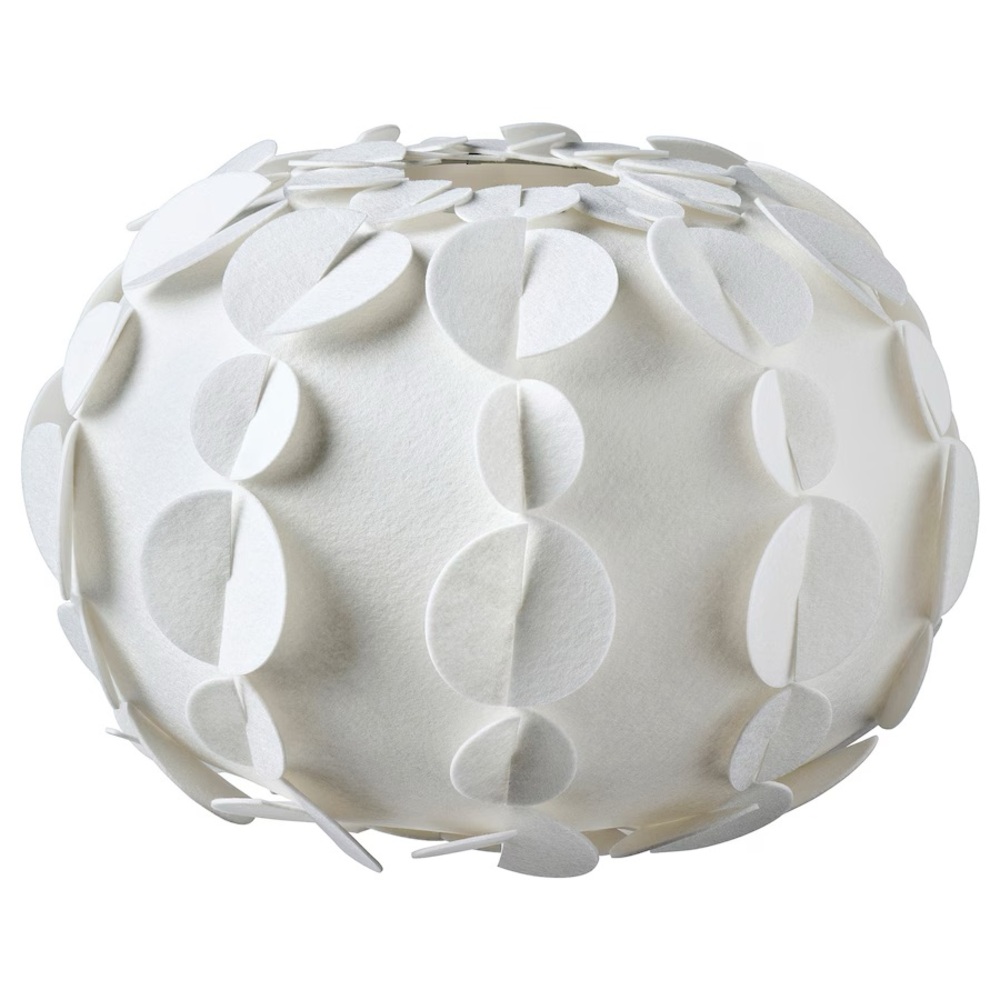 IKEA PEKTOLIT Ceiling Lamp Shade 18” White Modern Hanging NEW Lamp Shade Only